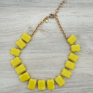 J Crew Yellow Statement Necklace